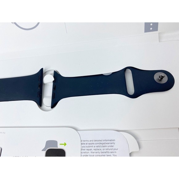 Apple Sport Band for Watch Series 7 - Midnight, Size M/L  (45mm) - Picture 3 of 16